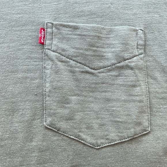 Levi’s Standard Pocket Tee – Army Green (XXL) big & tall plus size like new - Picture 7 of 7